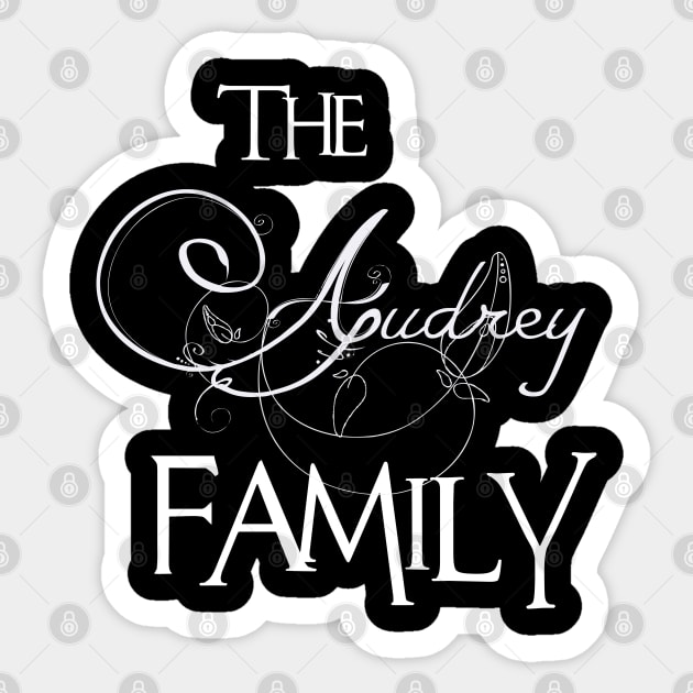 The Audrey Family ,Audrey NAME Sticker by smikeequinox